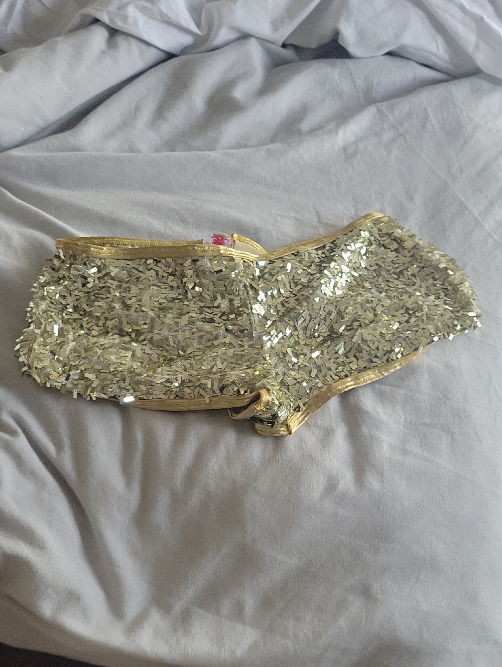 Roma Costume Gold Sequin Women's Shorts